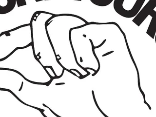 Screen print sample: clean vector redraw